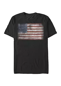 Big & Tall Chin Up Flag Graphic Short Sleeve T-Shirt