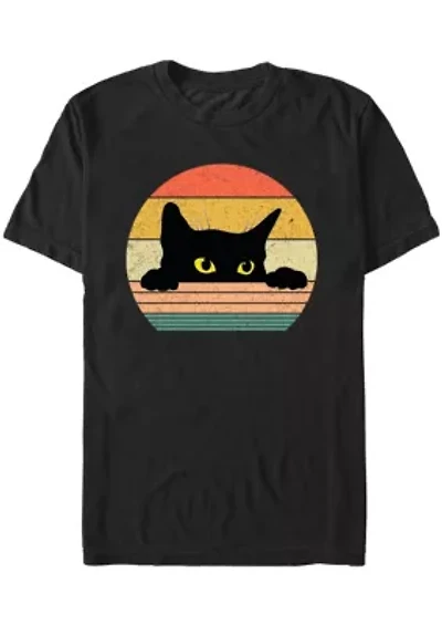 Cat Tee Retro Style Graphic T-Shirt