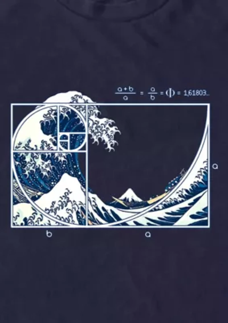 The Great Fibonacci Wave Graphic T-Shirt