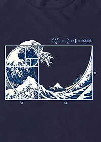 The Great Fibonacci Wave Graphic T-Shirt