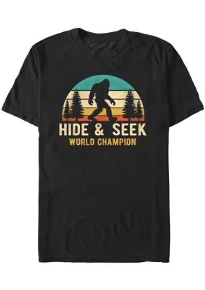 Bigfoot Hide And Seek World Champion Graphic T-Shirt