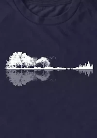 Nature Guitar Graphic T-Shirt