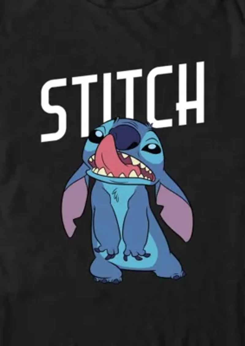 Stitch Silly Face Graphic T-Shirt