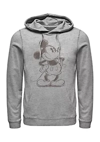 Sketchy Mickey Graphic Fleece Hoodie