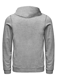 Mickey Mouse Checkered Graphic Fleece Hoodie