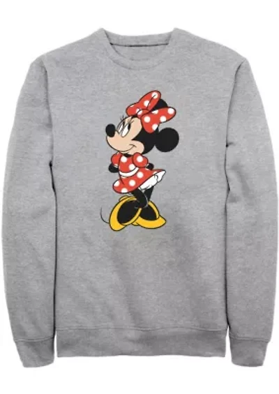 Traditional Minnie Graphic Crew Fleece Sweatshirt