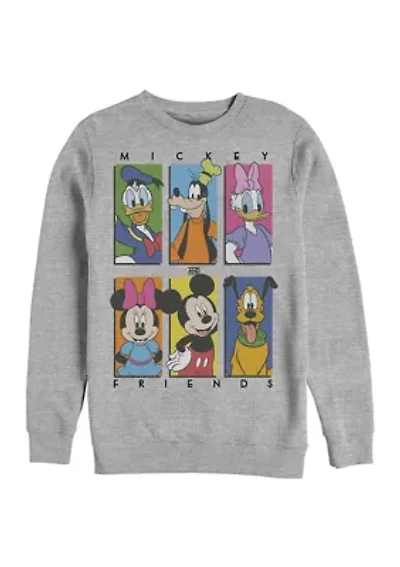 Six Up Graphic Crew Fleece Sweatshirt