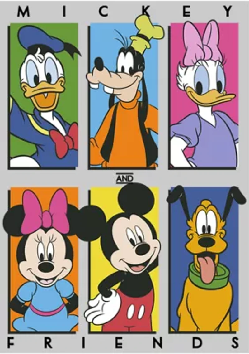 Six Up Graphic Crew Fleece Sweatshirt