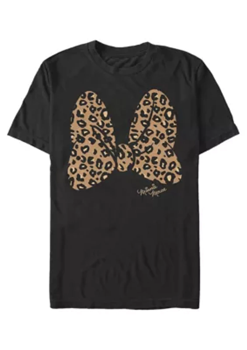 Animal Print Bow Graphic T-Shirt