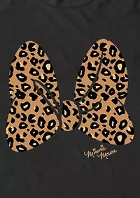 Animal Print Bow Graphic T-Shirt