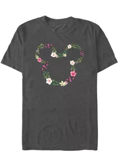 Floral Mickey Graphic T-Shirt