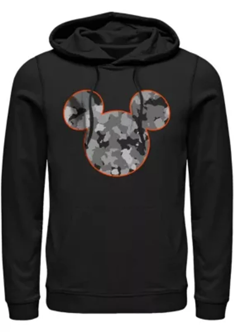 Mickeys Camo Graphic Fleece Hoodie