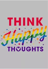 Big & Tall Happy Thoughts Graphic T-Shirt