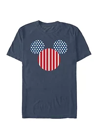 Big & Tall Mickey Flag Fill Graphic T-Shirt