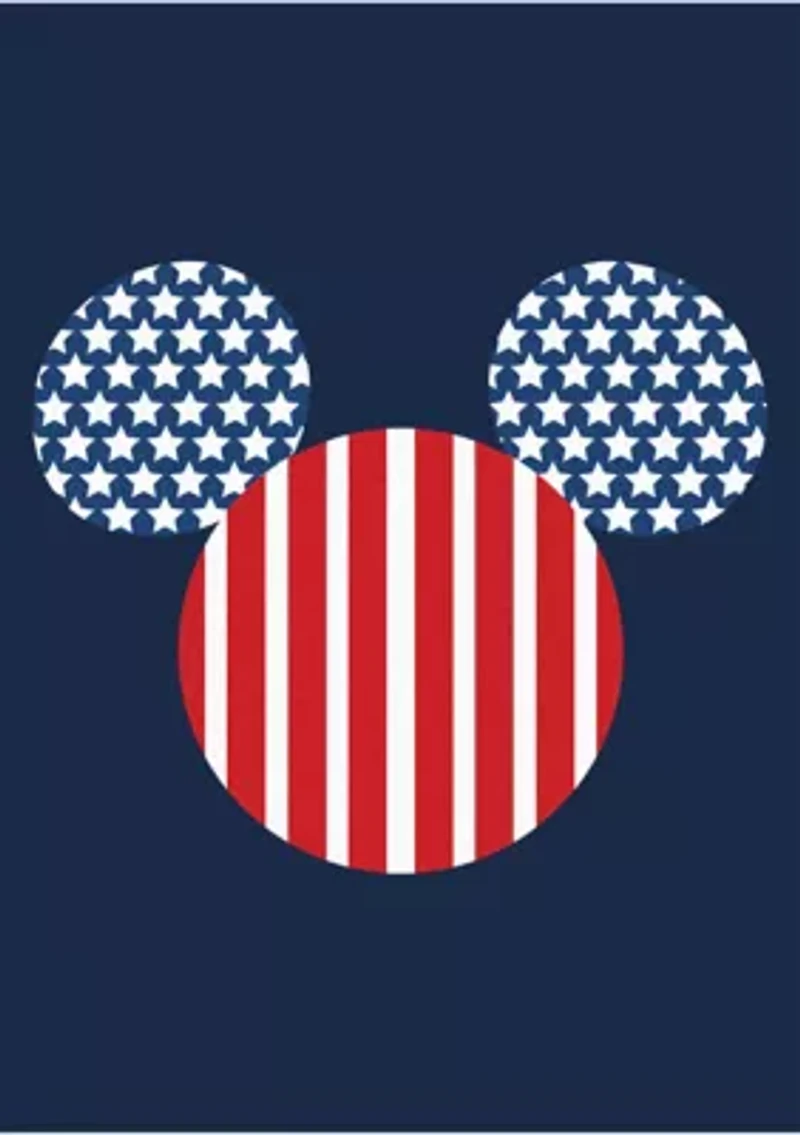 Big & Tall Mickey Flag Fill Graphic T-Shirt