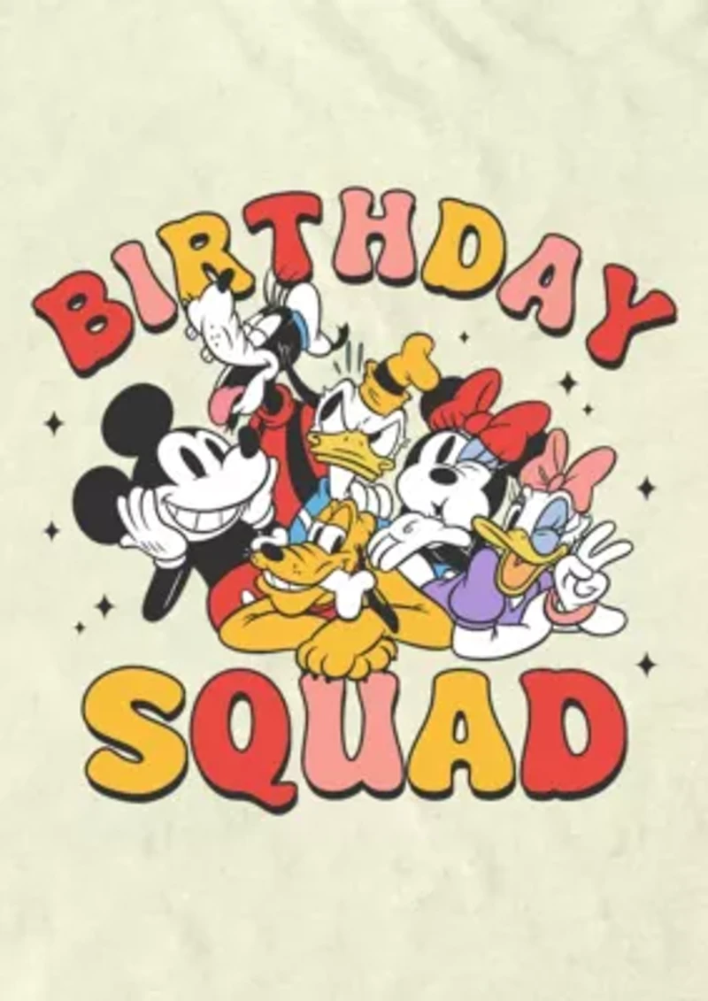 Birthday Squad Graphic T-Shirt