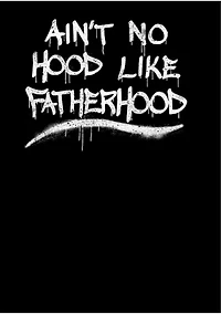 Big & Tall Generic Fathers Hood Graphic Short Sleeve T-Shirt
