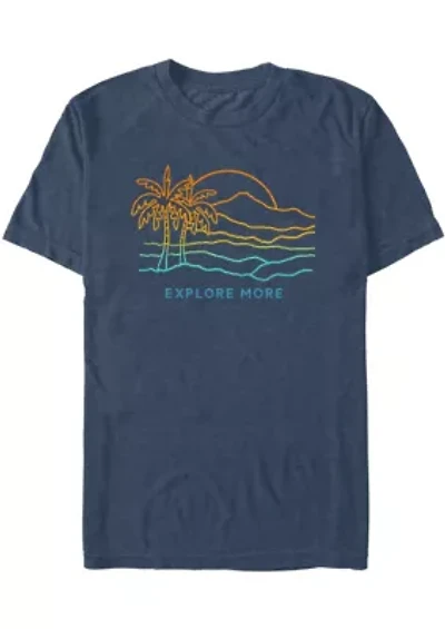 Explore The Beach Graphic T-Shirt