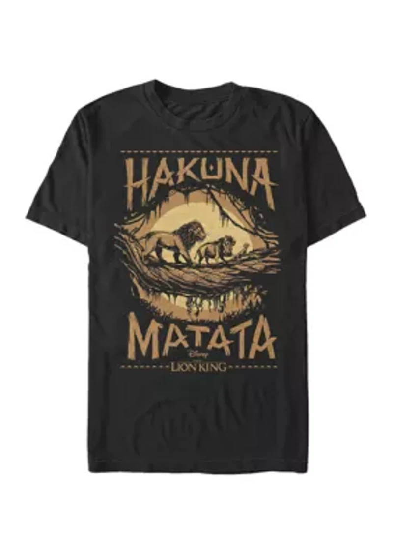 Big & Tall Lion King Hakuna Matata March Short Sleeve Graphic T-Shirt