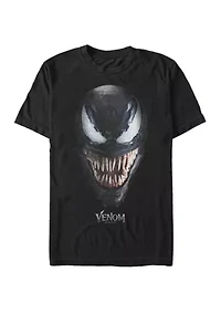 Big & Tall Venom Big Face Costume Short Sleeve Graphic T-Shirt