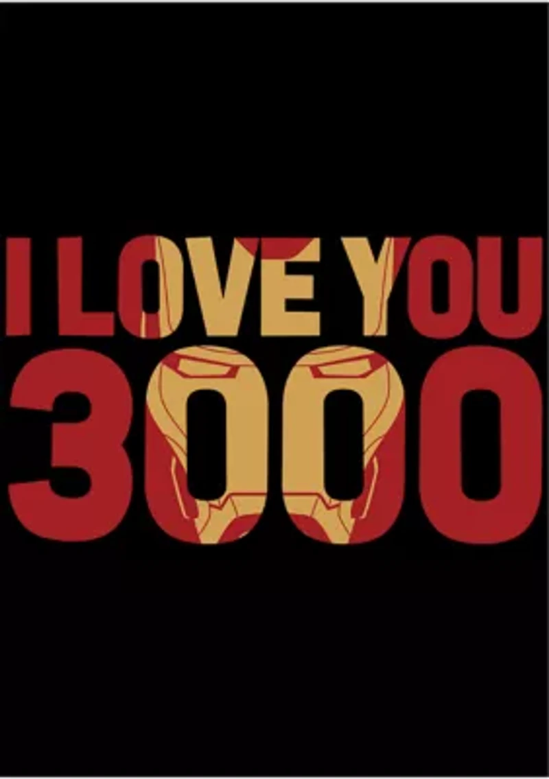 Big & Tall Marvel Love You 3000 Graphic Short Sleeve T-Shirt