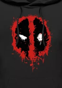 Deadpool Splatter Icon Graphic Fleece Hoodie