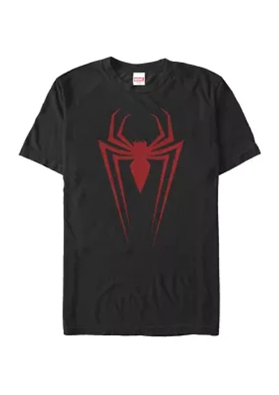 Big & Tall Spider Man Spider Chest Logo Costume Short Sleeve Graphic T-Shirt
