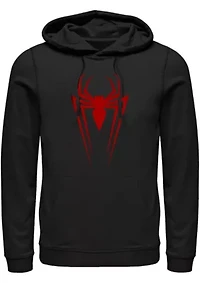 Long Spider Graphic Fleece Hoodie
