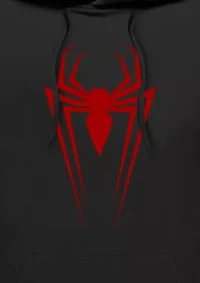 Long Spider Graphic Fleece Hoodie