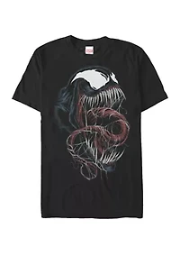 Big & Tall Venom Big Face Short Sleeve Graphic T-Shirt