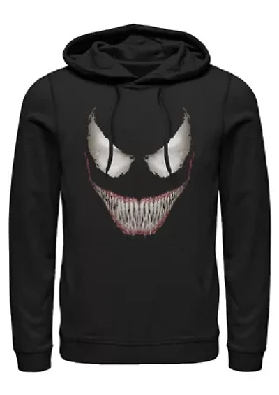 Venom Face Graphic Fleece Sweatshirt