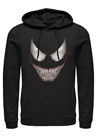 Venom Face Graphic Fleece Sweatshirt
