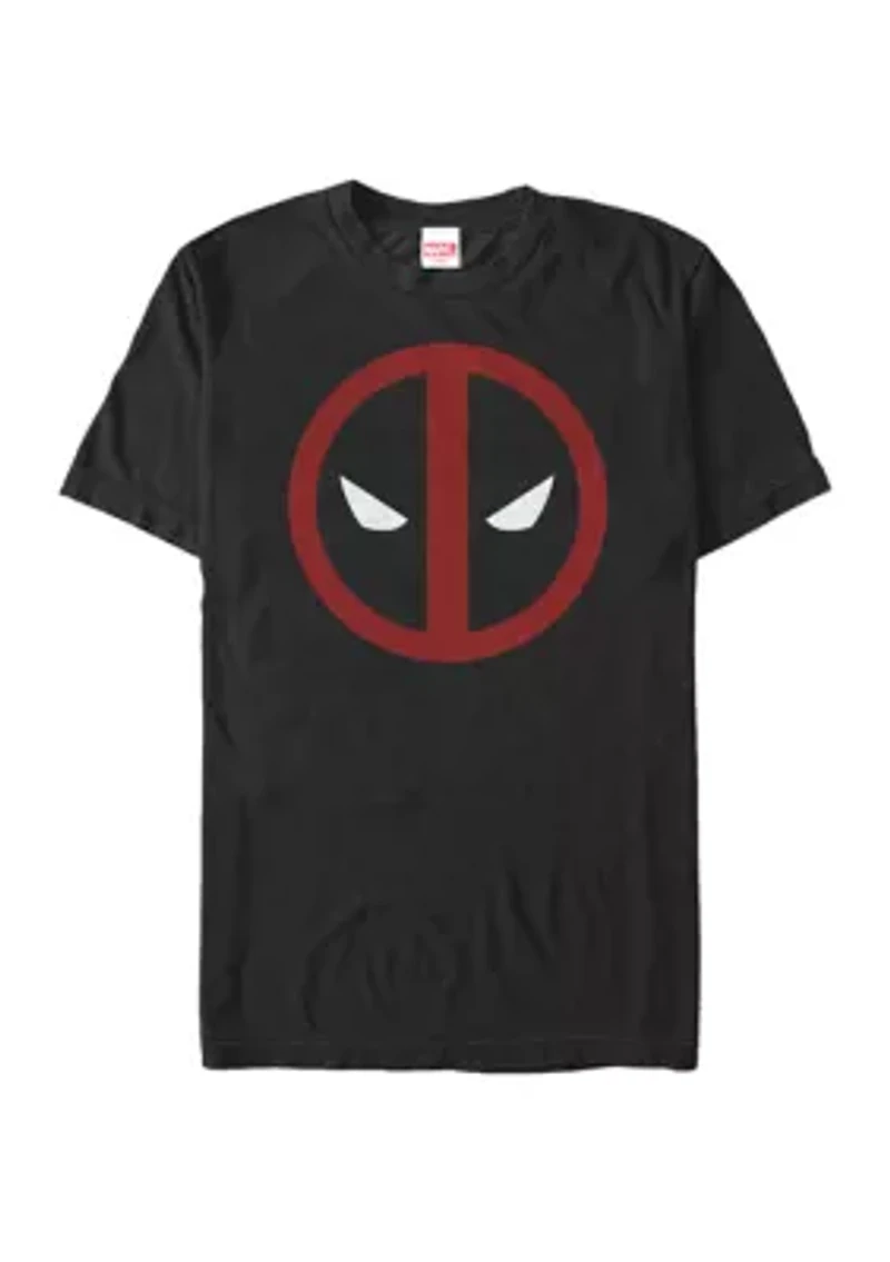Big & Tall Deadpool Mask Classic Big Face Short Sleeve Graphic T-Shirt