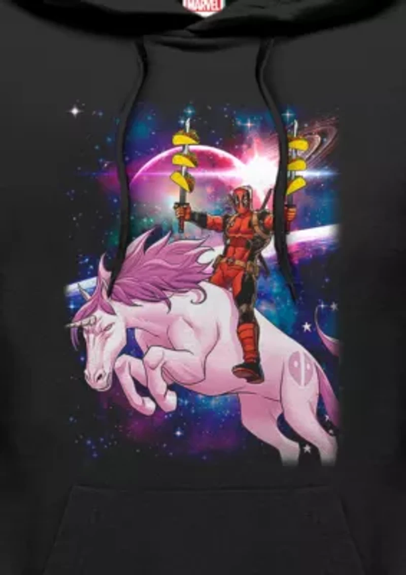 Taco Unicorn Graphic Fleece Hoodie