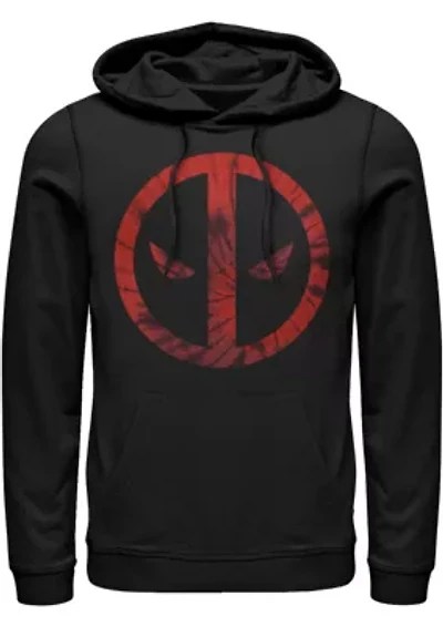 Deadpool Tie Dye Graphic Fleece Hoodie