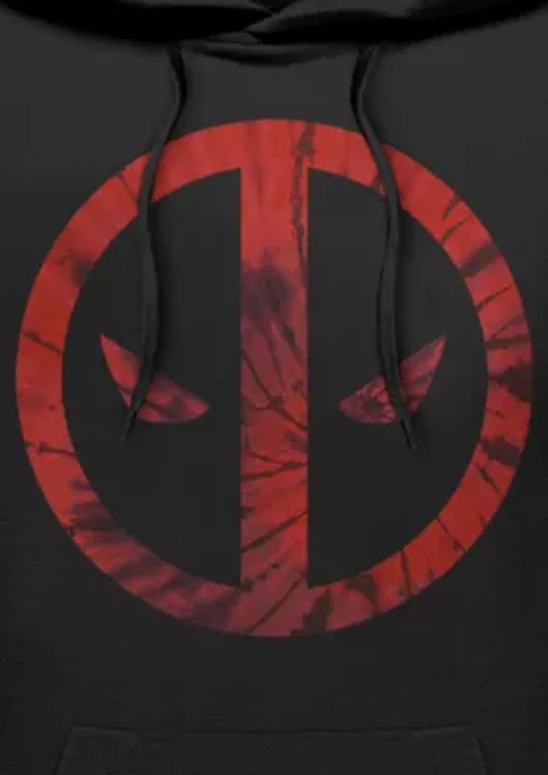 Deadpool Tie Dye Graphic Fleece Hoodie