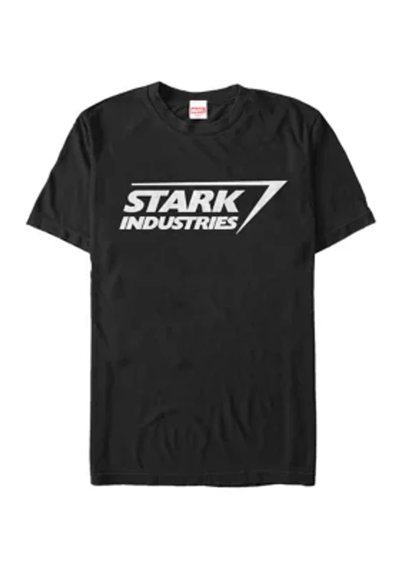 Big & Tall Iron Man Stark Industries Logo Short Sleeve Graphic T-Shirt