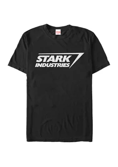 Big & Tall Iron Man Stark Industries Logo Short Sleeve Graphic T-Shirt