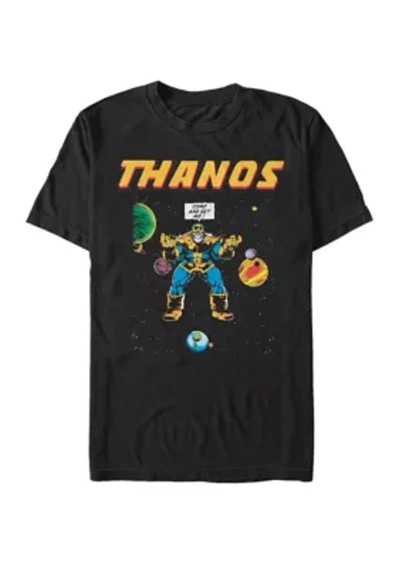 Big & Tall Thanos In Space Short Sleeve Graphic T-Shirt