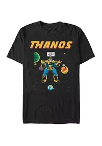 Big & Tall Thanos In Space Short Sleeve Graphic T-Shirt