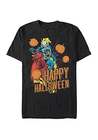 Big & Tall Ghost Rider Happy Halloween Short Sleeve Graphic T-Shirt