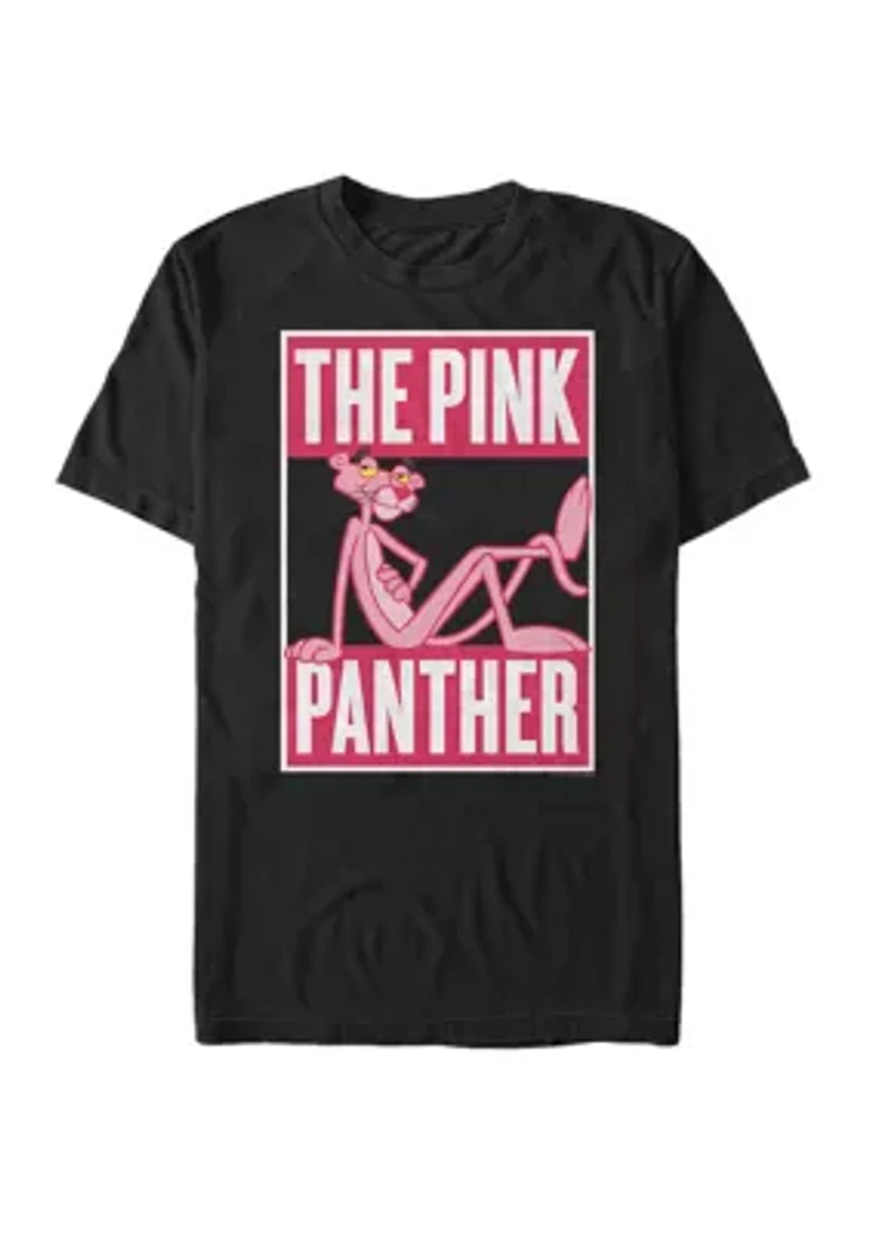 Big & Tall Panther Bold Blocks Graphic T-Shirt