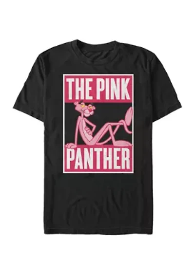 Big & Tall Panther Bold Blocks Graphic T-Shirt