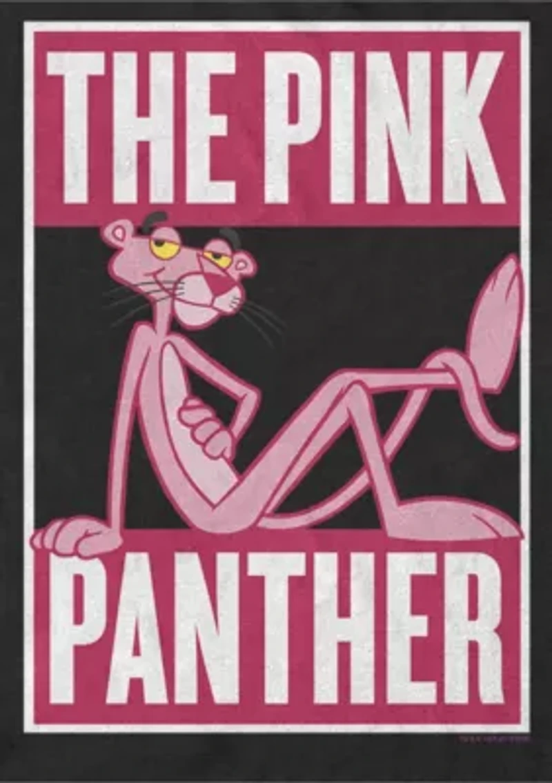 Big & Tall Panther Bold Blocks Graphic T-Shirt