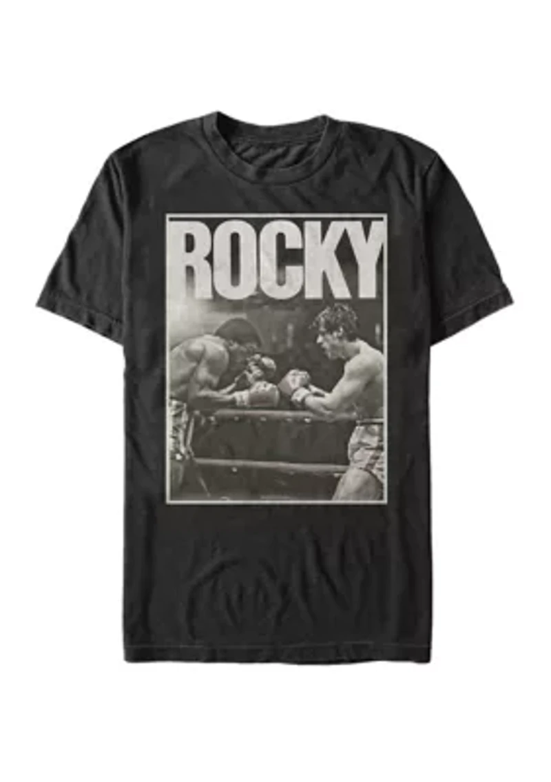 Big & Tall Boxing Portrait Short Sleeve Graphic T-Shirt