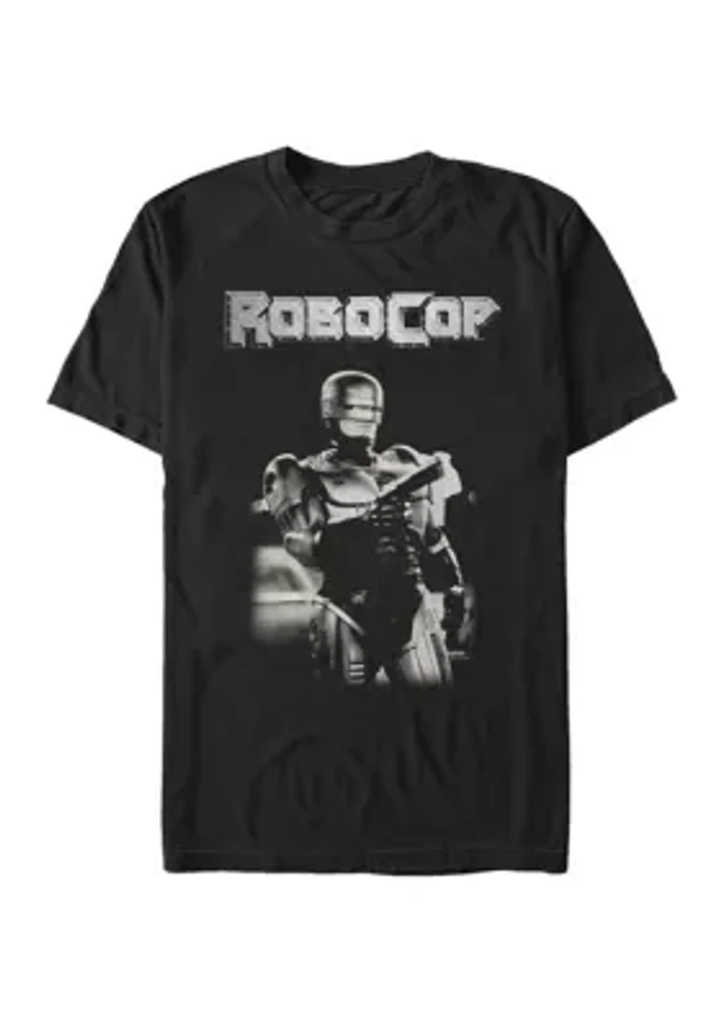 Big & Tall Gray Scale Portrait Short Sleeve Graphic T-Shirt