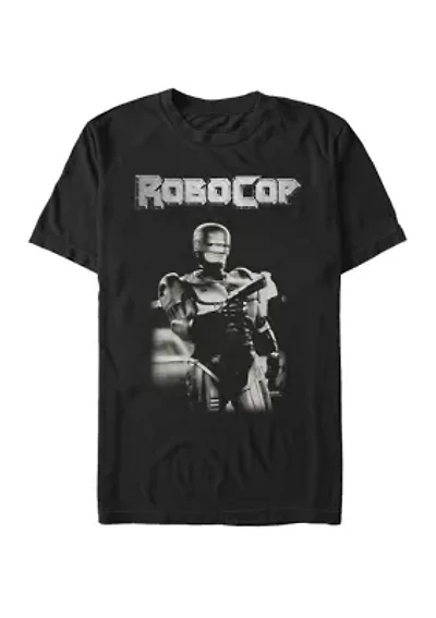 Big & Tall Gray Scale Portrait Short Sleeve Graphic T-Shirt
