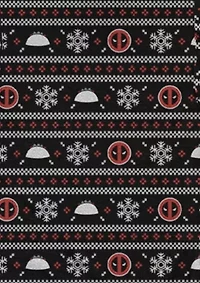 Deadpool Holidays Graphic Long Sleeve Sweater