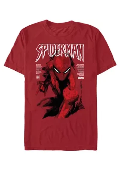 Painted Spider-Man Graphic T-Shirt