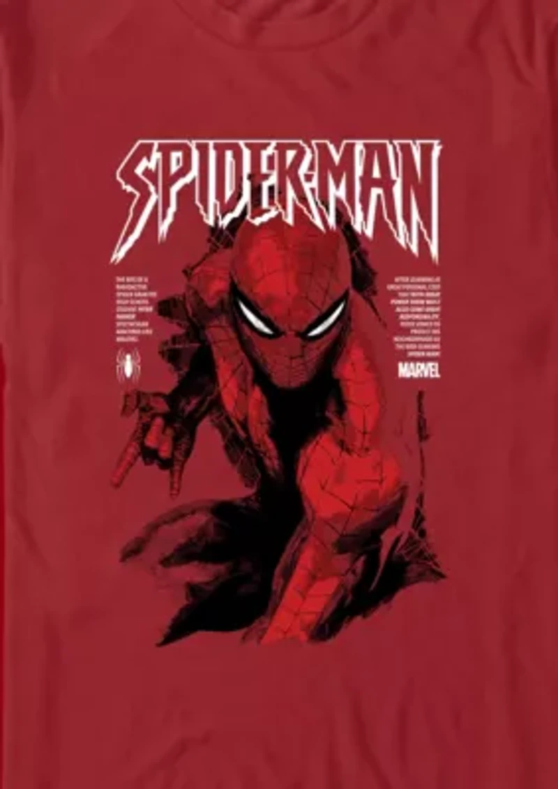 Painted Spider-Man Graphic T-Shirt